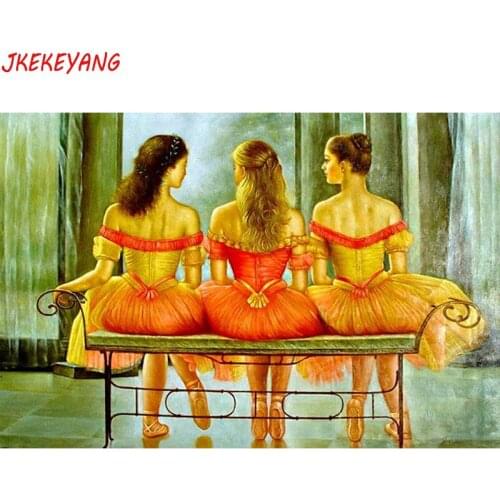 5D DIY square/round Diamond painting Ballet girl Cross Stitch Diamond Embroidery Pattern Rhinestone home decor J1088