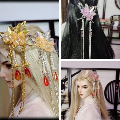 1/4 1/3 Scale BJD Hanfu Doll Wig Accessories Ancient Costume Hair Crown Hairwear Head Accessories For BJD/SD Boy & Girl C1156