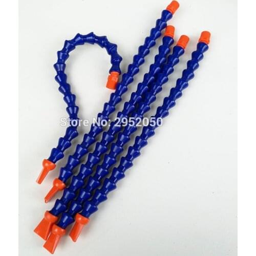 Free Shipping 5pcs Flexible 1/4" PT Flat Nozzle Water Cooling Oil Coolant Pipe Hose for CNC Lathe Milling, CNC cooling hose