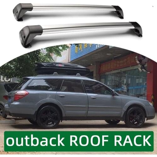 FOR SUBARU OUTBACK (BR) 2008-2014 Car bald section mute section cross bar load bar aluminum alloy roof box