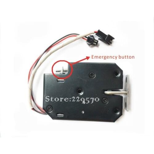 DC-12V 2A Electromagnetic Lock Electronic Locks For Locking Sell-Machine Storage Shelf File Cabinet with door sensor feedback