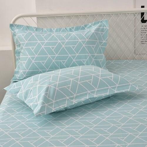 Floral Cotton Coarse Cloth Fabric Comfortable Soft Breathable Natural Environmental Protection Mat Bed Sheet Quilt Pillowcase