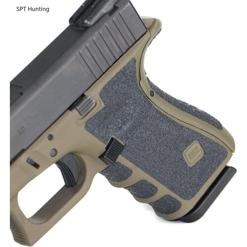 Non-slip Rubber Texture Grip Wrap Tape Glove for Gen 3 4 5 Glock 17 19 26 43 43X 48 Holster 9mm Pistol Gun Magazine Accessories