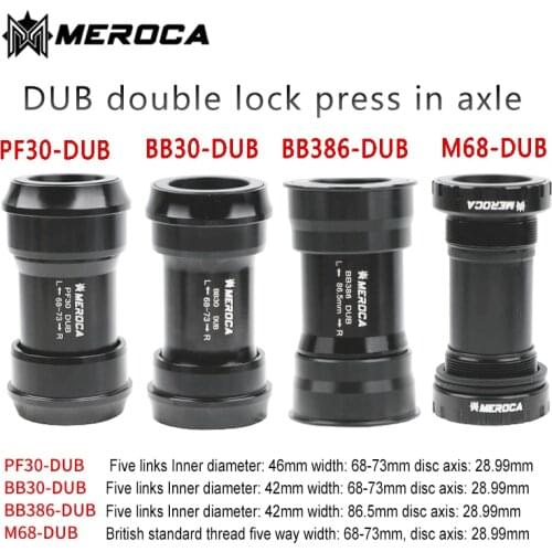 MEROCA DUB bottom bracket bicycle bottom bracket bearing PF30 / BB30 / BB386 M68 inner diameter 28.99mm bicycle parts