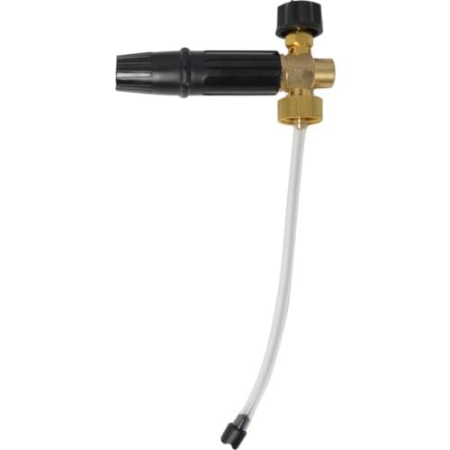 Snow Foam Lance Brass Body Pressure Washer Foam Nozzle Foam Generator Car Washer Soap Gun Car Clean Foam Wash Snow Foam Sprayer