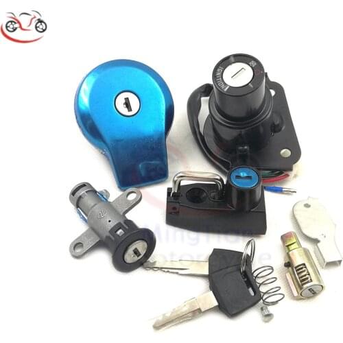 Motorcycle Ignition Switch Fuel Gas Tank Cap Cover Helmet Lock Key Set for Yamaha XV125 4RF 1990-2011 XV250 250 2UJ 3DM 88-11