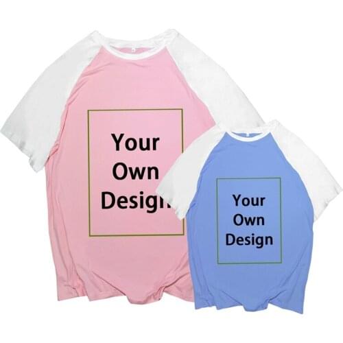 Your Own Design Picture Custom Women Men DIY Your Like Photo or Logo Casual T-shirt Tops Tees Shirts Couple Clothes DIY Tshirt