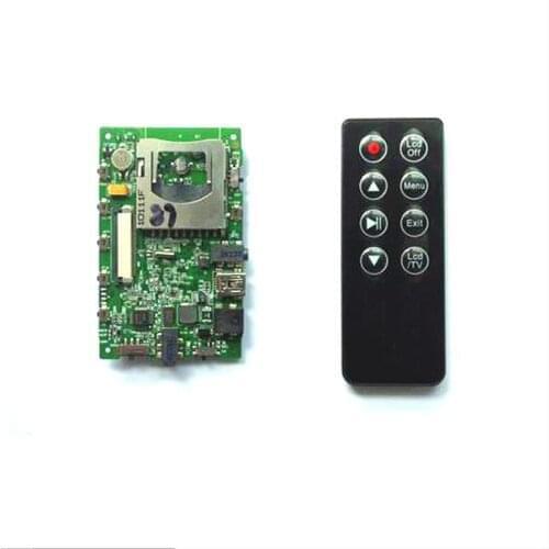 SD Card Digital Video Recorder Module Security Video Surveillance Micro DVR Module With Remote Control Mini Board DVR
