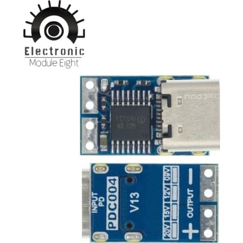 PDC004-PD PD decoy module PD23.0 to DC DC trigger extension cable QC4 charger 9V 12V 15V 20V