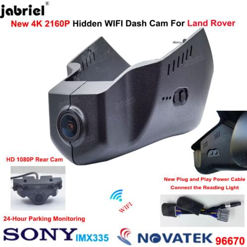 4K Wifi Dash Cam Car DVR Video Recorder For Land Rover Range Rover Sport Range Rover Evoque Discovery 5 Range Rover 2016-2019