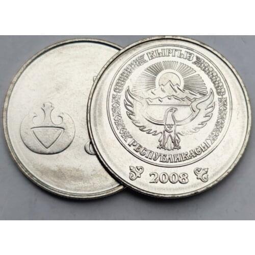 19mm Kyrgyzstan ,100% Real Genuine Comemorative Coin,Original Collection