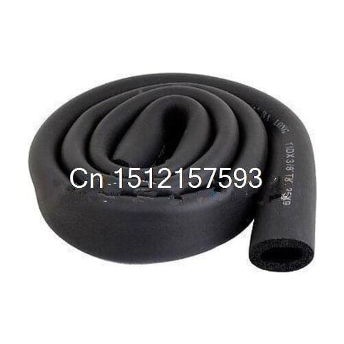 2 x Black 25mm x 9mm Air Conditioner Foam Pipe Thermal Insulation Cover