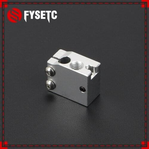 5pcs 3D Printer Part Volcano V2 Heater Block For E3D Volcano Hotend For PT100 Sensor/Thermistor Cartrodge 3D Printer Upgrade Kit