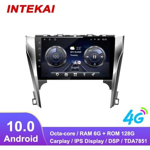 9" Android 10.0 Car Radio GPS Navigation Autoradio Multimedia Player for Toyota Camry 2012 2015 Head Unit Stereo