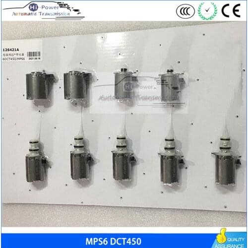 9PCS MPS6 6DCT450 Auto Transmission solenoid kit for Volvo Ford Land Rover 6-speed 6DCT450