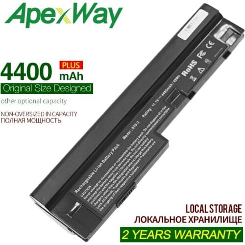 ApexWay 4400mAh Laptop Battery For Lenovo IdeaPad S10-3 S205 U160 U165 57Y6442 L09C3Z14 L09M6Y14 L09M6Z14 L09S3Z14 L09C6Y14