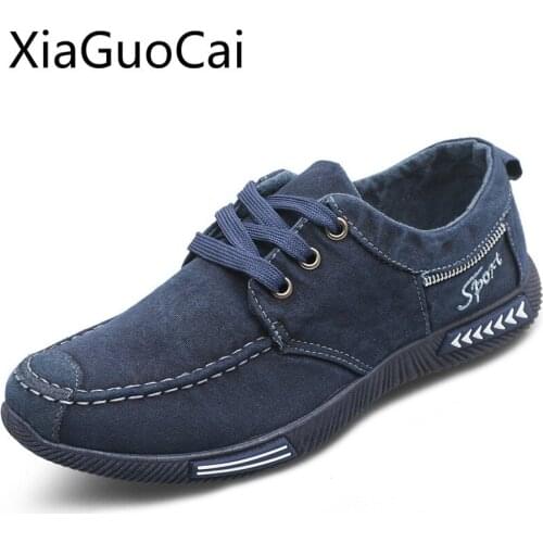 Brand Lightweight Plimsolls Men Casual Shoes Denim New Male Canvas Shoes Solid Rubber Lace-up Sneakers Drop Shipping W11 35