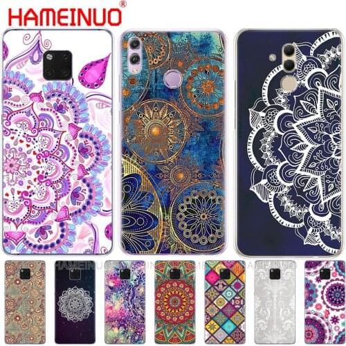 Floral mandala Mandara Cover phone Case for Huawei NOVA 3 3i mate 20 pro for honor 8x max note 10