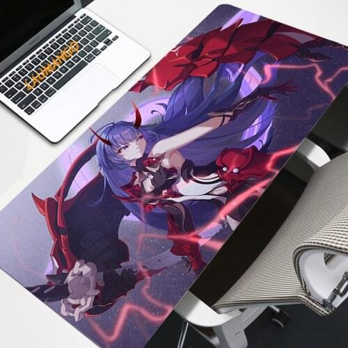 Honkai Impact 3rd Mousepad Gamer Desk Varmilo Gaming Mouse Mats PC Gamer Cabinet Mouse Pad Large Gamers Accessories Mausepad Rug
