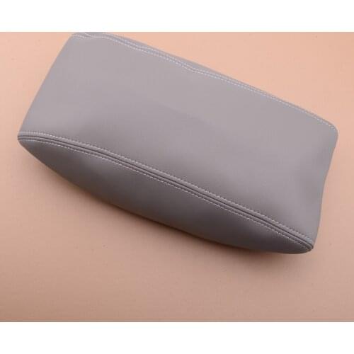 PU Leather Center Console Armrest Lid Cover Gray Fit For Jeep Grand Cherokee 2011 2012 2013 2014 2015 2016 2017 2018 2019