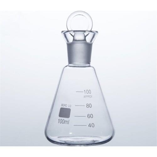 100ml Iodin Determination Flask Grinding Mouth Conical flask For Chemistry Laboratory
