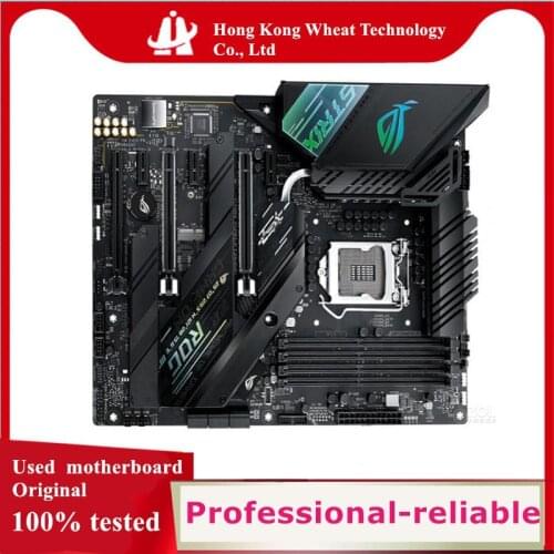 For ASUS ROG STRIX Z490-F GAMING Motherboard Socket LGA 1200 M.2 nvme ssd For Intel Z490 Used Original Desktop Mainboard