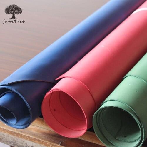 Cowhide Leather Pre-cut and pre-dye vegetable tanned leather veg. tanned thick genuine leather piece cowhide cow skin Craft