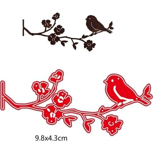 New Bird Dies Animal Metal Cutting Dies Scrapbooking Die Cut for DIY Paper Card Making Craft Template