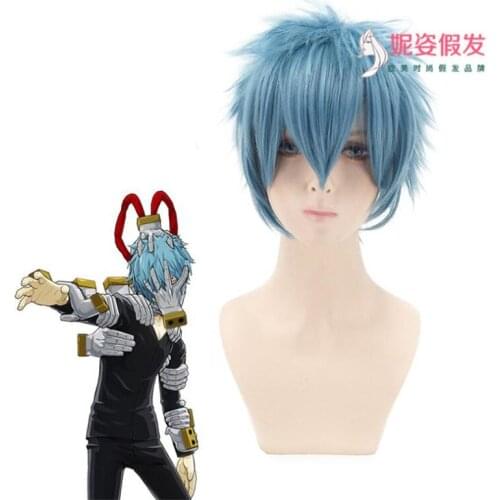 My Hero Gym Tomura Shigaraki Wig Short Cosplay Costume Boku No Hero Gym Heat Resistant Synthetic Hair Wigs