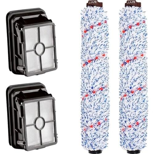 For Bissell Crosswave 1785 Series 17132 Vacuum Cleaner Floor Pet Carpet Brush Parts 1608683 1868 Roller Brush & 1866 Hepa Filter