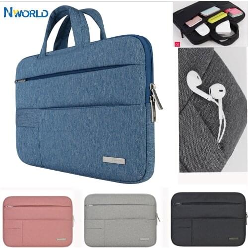 NWorld Sleeve Laptop bag Handbag Computer 11 12 13 14 15.6 inch Notebook Case For Macbook Air Pro HP xiaomi honor magicbook 14