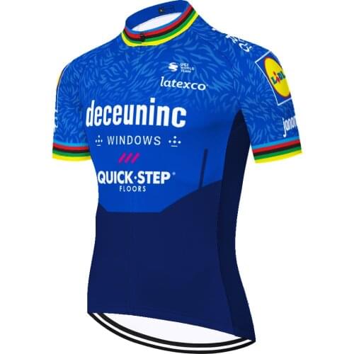2021 Quick step bicycle jersey for men Summer Short Sleeve Cycling Clothing Ropa Maillot Ciclismo Racing camiseta bicicleta