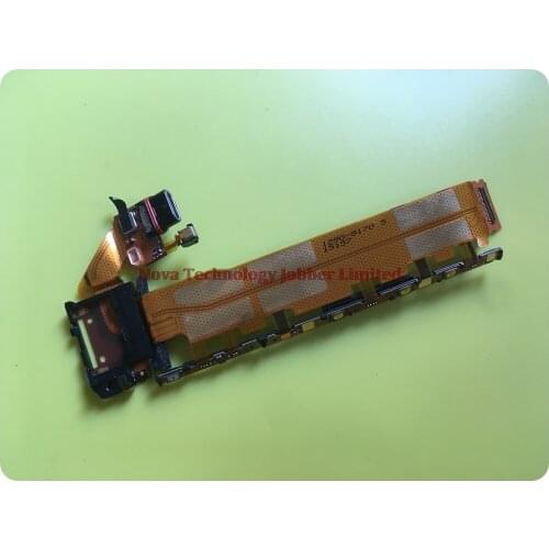 Wyieno 10Pcs/Lot For Xperia Z3 Plus Z4 Charging Port Board E6553 E6533 Charger Power Volume Flex Cable Plug Parts Microphone