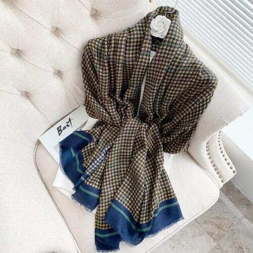 2021 Brand Autumn winter women beach quality shawl cotton scarf lady fashion scarves bandana pashmina wrap hijab muffler