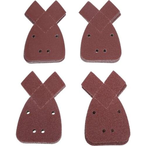 40pcs Sandpaper 170*140*95 Sander Black&Decker Mouse Tools 40/60/80/120 grits Hook and Loop Sanding Sheets Pads Polishing Disc
