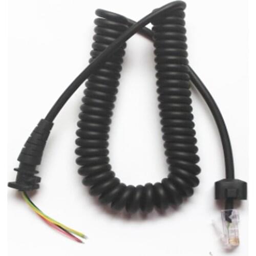 5Pcs Standard Speaker Microphone Coil Cable For GM3188 GM3688