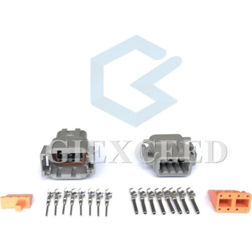 8 Pin DTM06-8S DTM04-8P/ATM04-8P DUETSCH DTM Waterproof Plug Car Electrical Connector Automotive Wiring Socket For Auto Truck