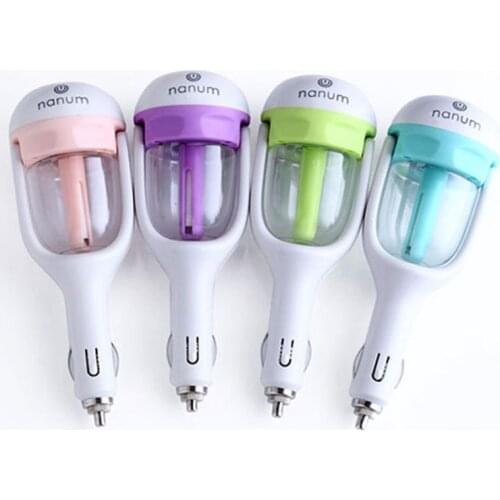 Nanum 12V Car Freshener Humidifier Air Purifier Aroma Essential Oil Diffuser Aromatherapy Mist Maker Fogger