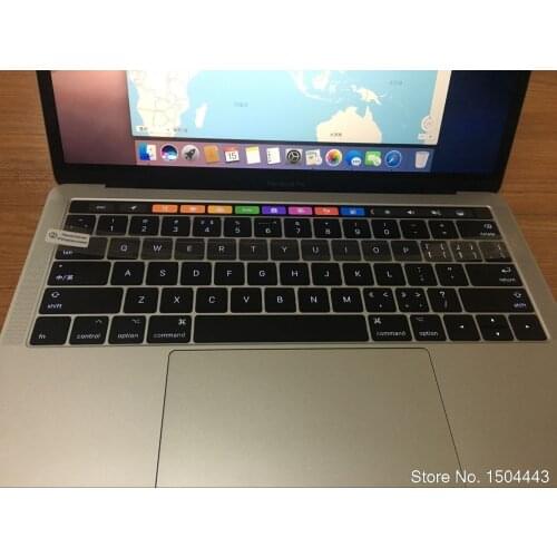 For New MacBook Pro 13 15 2016/2017 model A1706 A1707 with touch Bar & A1708 High clear Film Skin Guard Protector for touch bar