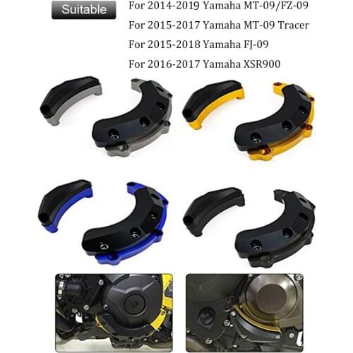 For YAMAHA MT09 MT-09 FJ-09 MT09 SP Tracer 900 XSR900 2014 2015 2016 2017 2018 2019 Engine Guard Case Slider Cover Protector Set