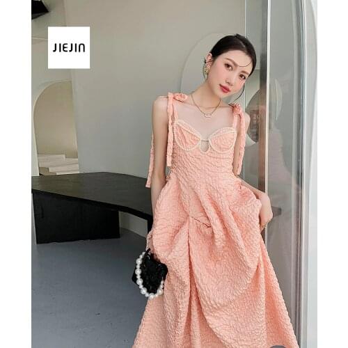 Розовые летние платья JIEJIN China At AliExpress