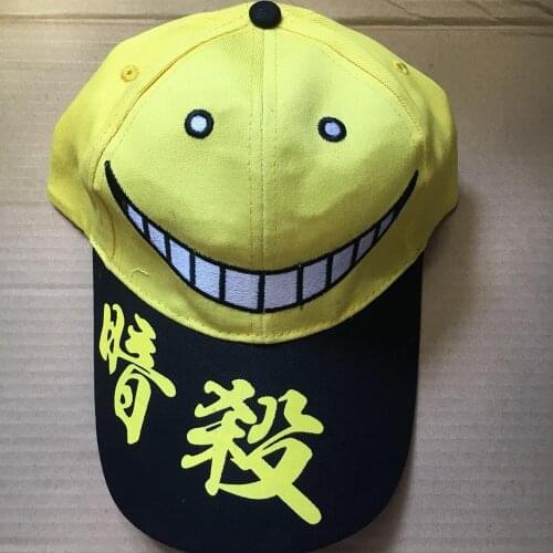 Anime Cos Peaked Cap Unisex Cap Assassination Classroom Korosensei Printed Baseball Hat Dome Hip-Hop Fashion Unisex Causal Hat