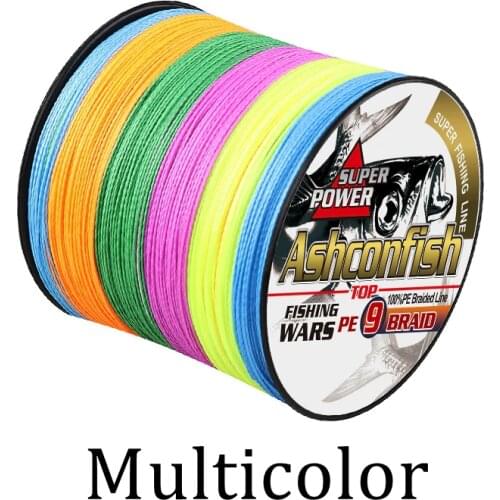 Braided line 9 strands 500M 547yards saltwater fishing thread 15LBS-310LBS super pe for sea fishing saltwater ice fishing braid