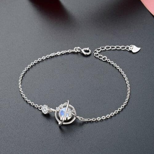Fashion Bracelet For Women Genuine 925 Sterling Silver Bracelet Jewelry Accessories Anniversary Gift For Lady Party Decoration