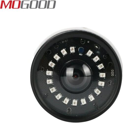 MoGood English Version Hikvision Protocol Plug-Play Wide Angle 1.6mm 4MP Bullet IP Camera Built-in Microphone ONVIF PoE Outdoor