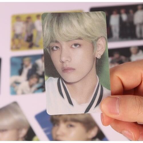 New KPOP Bangtan Boys Poster Album PVC Transparent Card Made Paper Photocard Poster HD Photocards Photo card 13pc