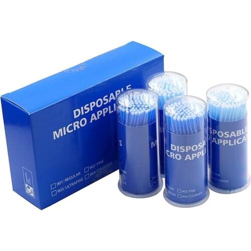 Dropshipping 100Pcs/Box Dental Micro Brush Disposable Materials Tooth Applicators Sticks Oral Hygiene Teeth Care SMJ