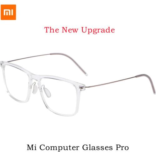 Men And Women Retro Transparent Glasses Ultra Light TR Glasses Frame Myopia Glasses Frame Flat Light Anti Blue Glasses 999