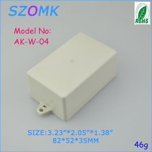 Electronics plastic case (2 pcs) 82*52*35mm abs plastic enclosures junction box plastic project box electrical box