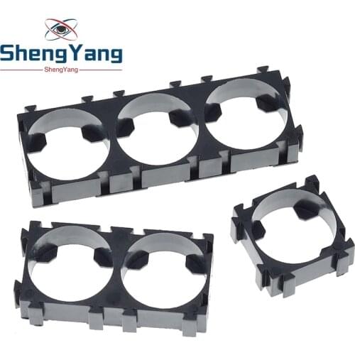 Plastic 1 2 3 Cell 18650 Battery Holder Bracket Cylindrical Batteries Pack fixture Anti Vibration Case Storage Box For DIY